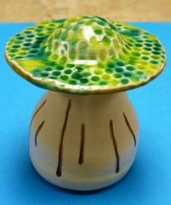 Amaranth Stoneware Mushroom Fruit Fly Trap Pest Deterrents