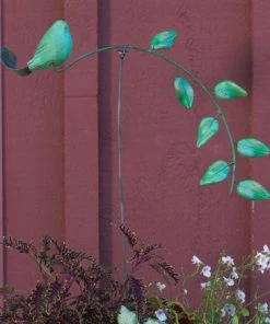 Ancient Graffiti Bird Balancer Garden Stake