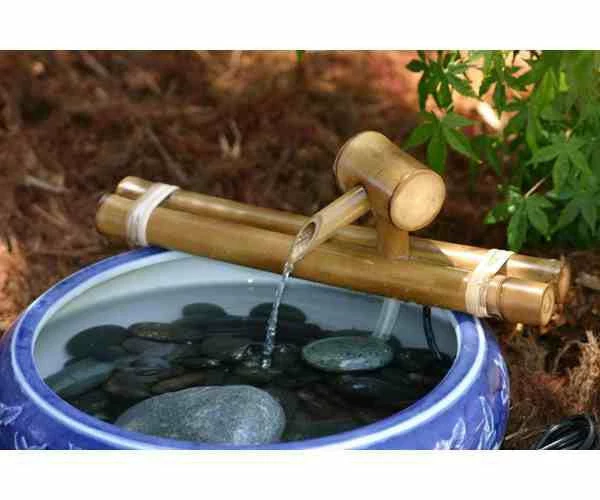 Bamboo Accents Traditional Bamboo Fountain Kit BirdBath Fountains, Misters & Wigglers 4 Bamboo Accents Traditional Bamboo Fountain Kit BirdBath Fountains, Misters & Wigglers