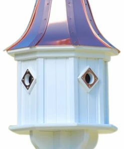 The Birdhouse Chick Copper Roof Birdhouse 34x14 Ribbon Detail 4 Portals 8 The Birdhouse Chick Copper Roof Birdhouse 34x14 Ribbon Detail 4 Portals