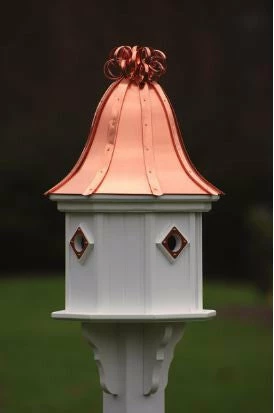 The Birdhouse Chick Copper Roof Birdhouse 34x14 Ribbon Detail 4 Portals 3 The Birdhouse Chick Copper Roof Birdhouse 34x14 Ribbon Detail 4 Portals