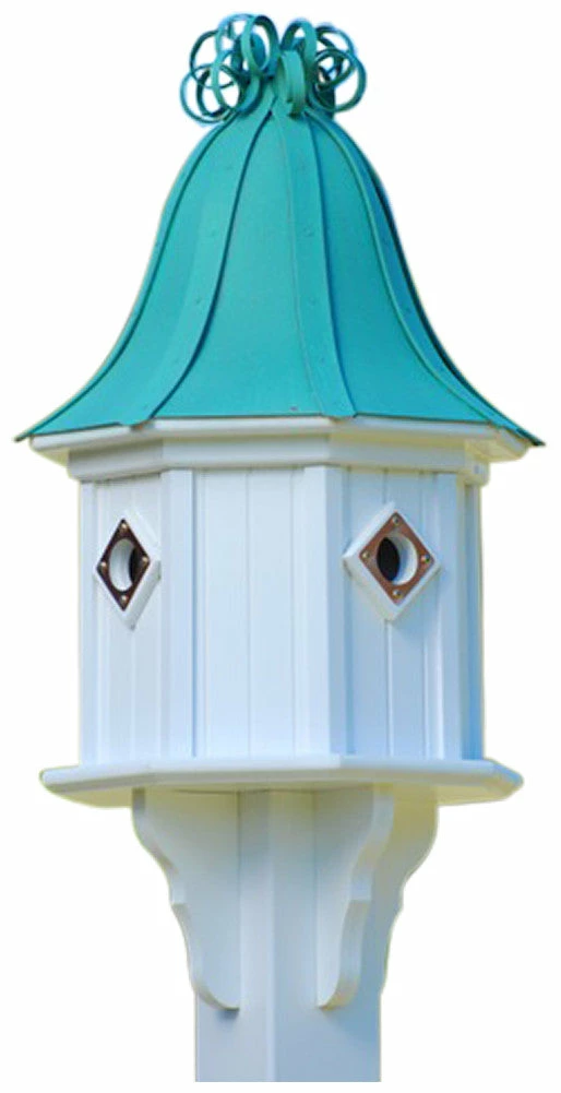 The Birdhouse Chick Copper Roof Birdhouse 34x14 Ribbon Detail 4 Portals 6 The Birdhouse Chick Copper Roof Birdhouse 34x14 Ribbon Detail 4 Portals
