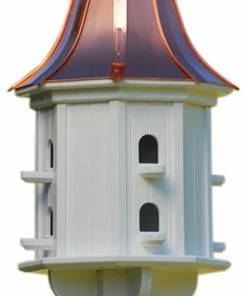 The Birdhouse Chick Copper Roof Birdhouses Copper Roof Dovecote Birdhouse 36x14 Ribbon Detail- 8 Perches 8 The Birdhouse Chick Copper Roof Birdhouses Copper Roof Dovecote Birdhouse 36x14 Ribbon Detail- 8 Perches