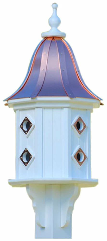 The Birdhouse Chick Copper Roof Dovecote Birdhouse 36x14- 8 Portals Copper Roof Birdhouses 6 The Birdhouse Chick Copper Roof Dovecote Birdhouse 36x14- 8 Portals Copper Roof Birdhouses