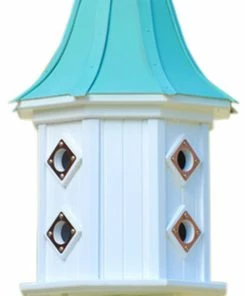 The Birdhouse Chick Copper Roof Dovecote Birdhouse 36x14- 8 Portals Copper Roof Birdhouses 8 The Birdhouse Chick Copper Roof Dovecote Birdhouse 36x14- 8 Portals Copper Roof Birdhouses