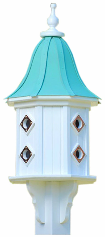 The Birdhouse Chick Copper Roof Dovecote Birdhouse 36x14- 8 Portals Copper Roof Birdhouses 5 The Birdhouse Chick Copper Roof Dovecote Birdhouse 36x14- 8 Portals Copper Roof Birdhouses