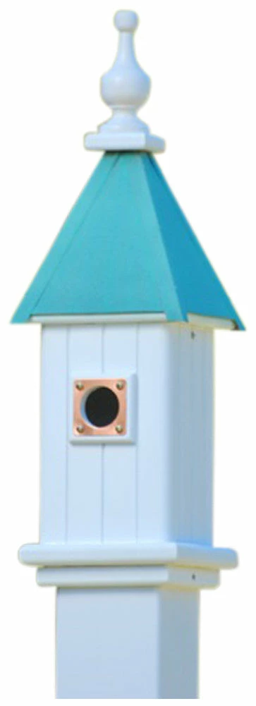 The Birdhouse Chick Copper Roof Bluebird House-Patina 4 The Birdhouse Chick Copper Roof Bluebird House-Patina