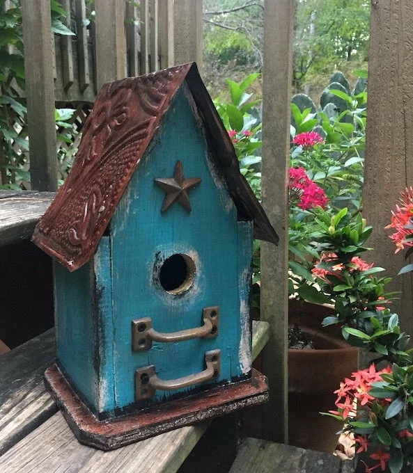 The Birdhouse Chick Barn Wood & Tin Rustic Birdhouses Church Birdhouses, Vintage-Rustic 4 The Birdhouse Chick Barn Wood & Tin Rustic Birdhouses Church Birdhouses, Vintage-Rustic