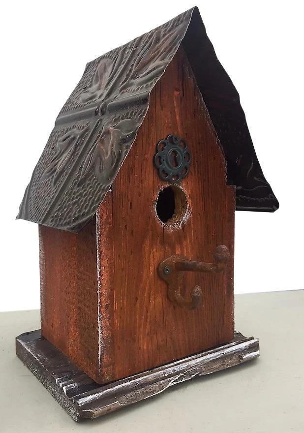 The Birdhouse Chick Barn Wood & Tin Rustic Birdhouses Church Birdhouses, Vintage-Rustic 13 The Birdhouse Chick Barn Wood & Tin Rustic Birdhouses Church Birdhouses, Vintage-Rustic