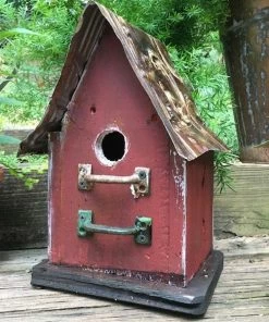 The Birdhouse Chick Barn Wood & Tin Rustic Birdhouses Church Birdhouses, Vintage-Rustic 19 The Birdhouse Chick Barn Wood & Tin Rustic Birdhouses Church Birdhouses, Vintage-Rustic