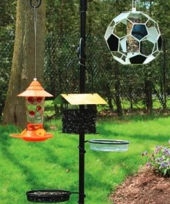 Pine Bush Home & Garden Feeder Poles & Brackets Bird Feeding Station With Auger