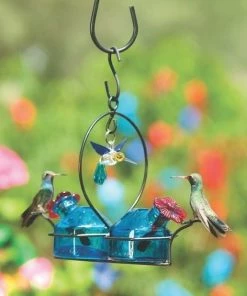The Birdhouse Chick Hummingbird Feeders Bouquet Deluxe Hummingbird Feeder