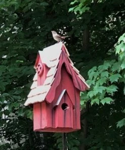 Heartwood Boyds Bungalow Cypress Birdhouse Unique Birdhouses