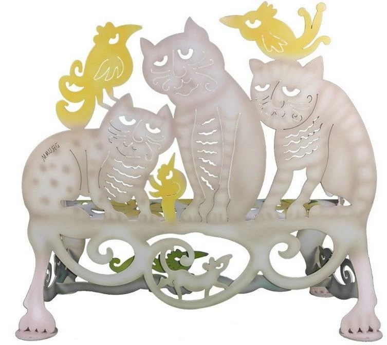 Cricket Forge Garden Cat Bench 5 Cricket Forge Garden Cat Bench