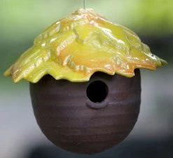 JJ Potts Ceramic Gourd Birdhouse 9 JJ Potts Ceramic Gourd Birdhouse