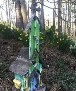 The Birdhouse Chick Unique Birdhouses Rustic Church Birdhouses- Medium