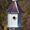 The Birdhouse Chick Copper Roof Birdhouse 28x10 Copper Roof Birdhouses