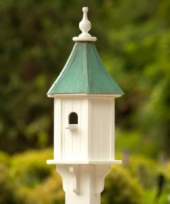 Fancy Home Copper Roof Birdhouse 28x10- 1 Perch