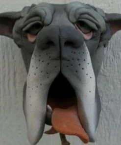 Doug Fey Unique Birdhouses Great Dane Ceramic Birdhouse