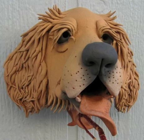 Doug Fey Golden Retriever Ceramic Birdhouse Unique Birdhouses 3 Doug Fey Golden Retriever Ceramic Birdhouse Unique Birdhouses