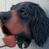 Doug Fey Scottish Setter Ceramic Birdhouse