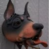 Doug Fey Doberman Ceramic Birdhouse