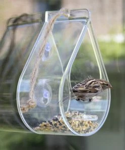 World Wildlife Window Bird Feeders Dew Drop Window Bird Feeder