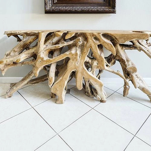 The Birdhouse Chick Teak Root Console Table Home & Garden Accents 3 The Birdhouse Chick Teak Root Console Table Home & Garden Accents