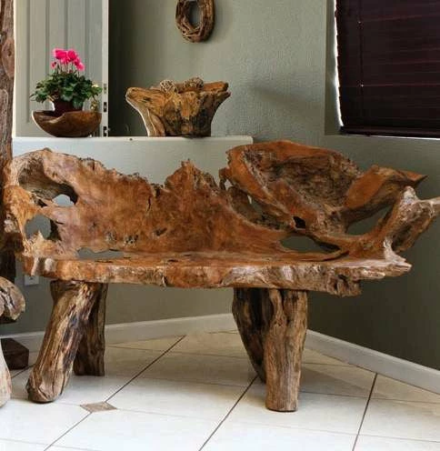 Garden Age Supply Teak Root Bench Home & Garden Accents 3 Garden Age Supply Teak Root Bench Home & Garden Accents