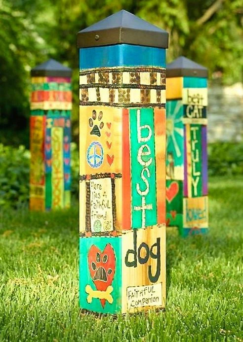 Studio M Garden Stakes & Whirligigs 20" Vinyl Art Poles - 8 Designs 4 Studio M Garden Stakes & Whirligigs 20" Vinyl Art Poles - 8 Designs