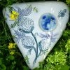 Amaranth Stoneware Butterfly Puddler Thistle Design