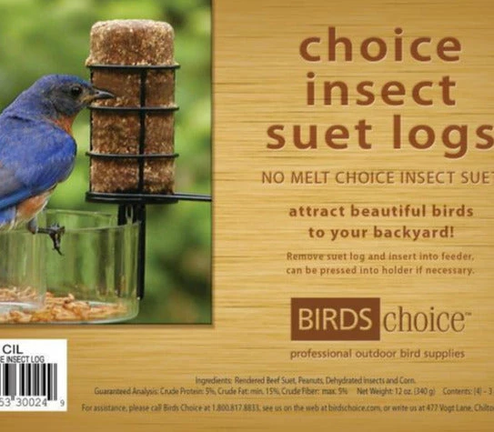 Birds Choice No-Melt Insect Suet Plugs Specialty Foods & Mealworms 3 Birds Choice No-Melt Insect Suet Plugs Specialty Foods & Mealworms