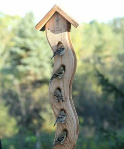 The Birdhouse Chick Thistle Feeders Large Wave Thistle Bird Feeder