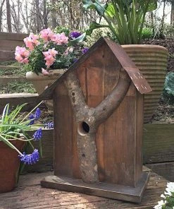 The Birdhouse Chick Church Birdhouses, Vintage-Rustic Rustic Log Front Birdhouses- 2 Sizes 25 The Birdhouse Chick Church Birdhouses, Vintage-Rustic Rustic Log Front Birdhouses- 2 Sizes