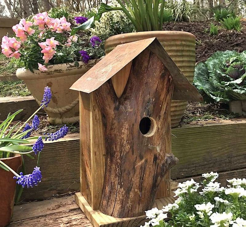 The Birdhouse Chick Church Birdhouses, Vintage-Rustic Rustic Log Front Birdhouses- 2 Sizes 6 The Birdhouse Chick Church Birdhouses, Vintage-Rustic Rustic Log Front Birdhouses- 2 Sizes