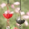 Parasol Ant Moat In Red Or Black Hummingbird Feeders 2 Parasol Ant Moat In Red Or Black Hummingbird Feeders