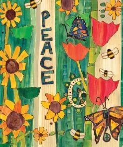 Studio M Peace Pedestal Bird Bath- Retired Design Staked & Pedestal Bird Baths