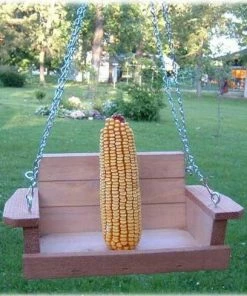 Songbird Essentials Porch Swing Squirrel Feeder- Cedar Or Poly