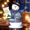 Bradford Exchange Heaven & Nature Sing Snowman Figurine 2 Bradford Exchange Heaven & Nature Sing Snowman Figurine