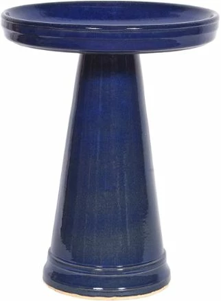 Burley Clay Staked & Pedestal Bird Baths Simple Elegance Pedestal Bird Bath- 5 Colors 5 Burley Clay Staked & Pedestal Bird Baths Simple Elegance Pedestal Bird Bath- 5 Colors