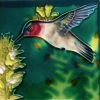 TileCraft Ceramic Art Tile-Hummingbird 4x4 Plaques, Stepping Stones & Wall Decor 1 TileCraft Ceramic Art Tile-Hummingbird 4x4 Plaques, Stepping Stones & Wall Decor