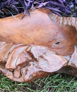 The Birdhouse Chick Home & Garden Accents Decorative Teak Wood Bowls