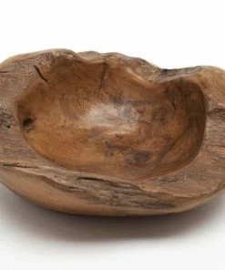 The Birdhouse Chick Home & Garden Accents Decorative Teak Wood Bowls