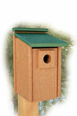 Woodlink Bluebird Houses Recycled Western Bluebird House-NABS Approved 4 Woodlink Bluebird Houses Recycled Western Bluebird House-NABS Approved
