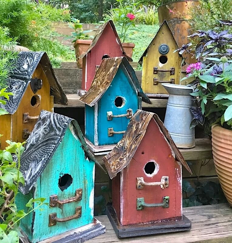 The Birdhouse Chick Barn Wood & Tin Rustic Birdhouses Church Birdhouses, Vintage-Rustic 3 The Birdhouse Chick Barn Wood & Tin Rustic Birdhouses Church Birdhouses, Vintage-Rustic