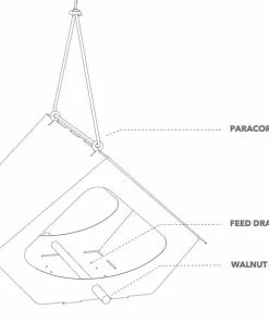 SHIFT Beekman Fly-Thru Bird Feeder