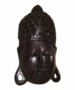 The Birdhouse Chick Wooden Buddha Face Wall Decor Plaques, Stepping Stones & Wall Decor