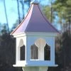 The Birdhouse Chick Copper Roof Bird Feeders Copper Roof Bird Feeder Square Gazebo - 36x14 2 The Birdhouse Chick Copper Roof Bird Feeders Copper Roof Bird Feeder Square Gazebo - 36x14