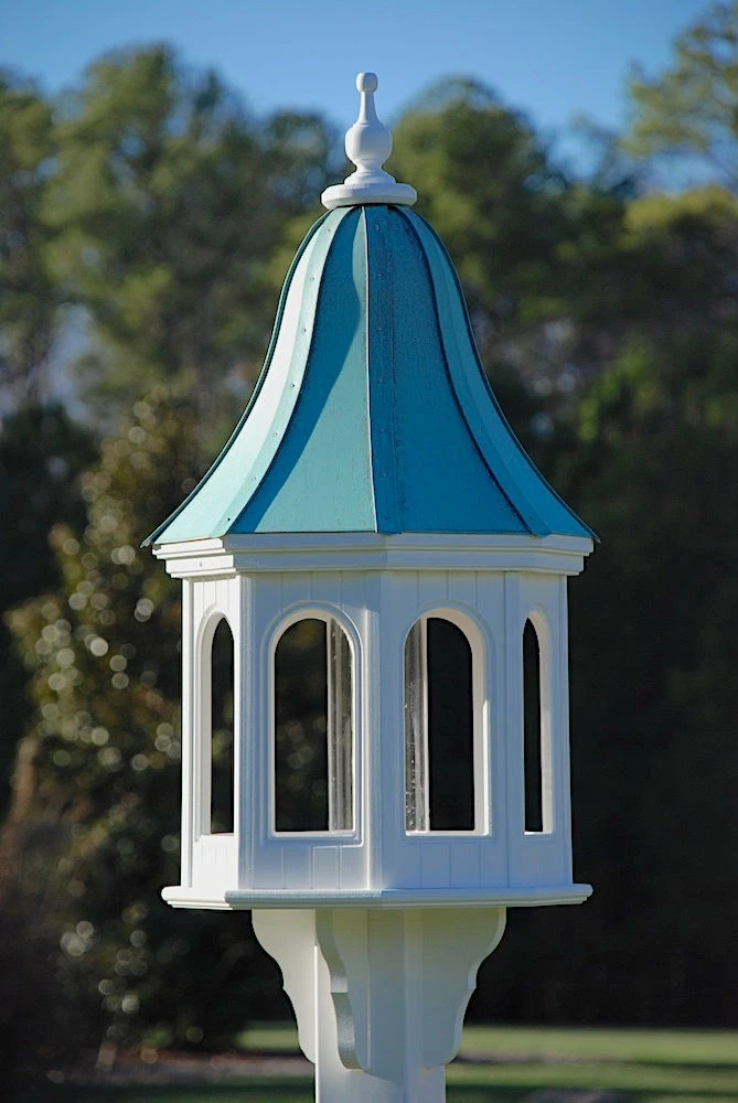 The Birdhouse Chick Copper Roof Bird Feeders Copper Roof Bird Feeder Gazebo Style - 42x16 3 The Birdhouse Chick Copper Roof Bird Feeders Copper Roof Bird Feeder Gazebo Style - 42x16
