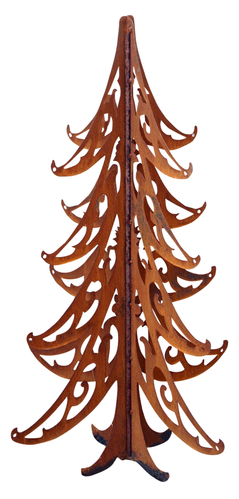 Iron Age Hand Forged Christmas Tree- 4 Ft. 3 Iron Age Hand Forged Christmas Tree- 4 Ft.